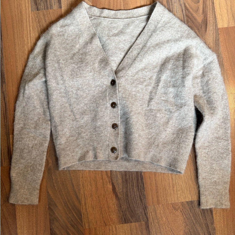 Lululemon Pinkish Gray Women's Cardigan Sweater